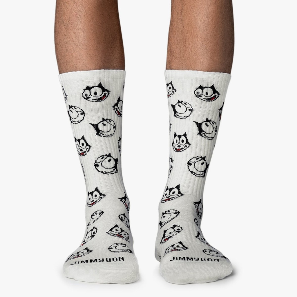 Calcetines ATHLETIC FELIX SMILE  blanco  JIMMY LION