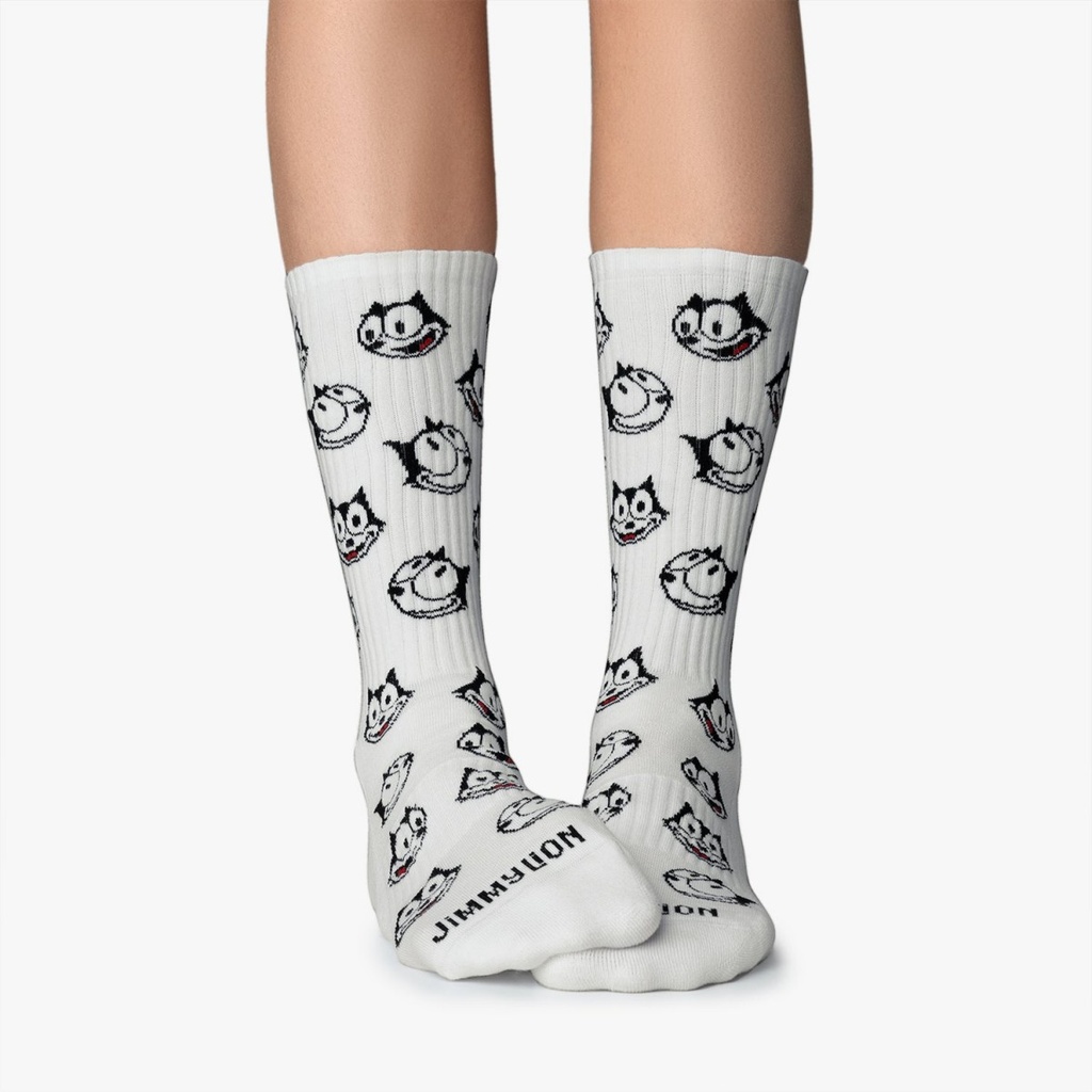 Calcetines ATHLETIC FELIX SMILE  blanco  JIMMY LION