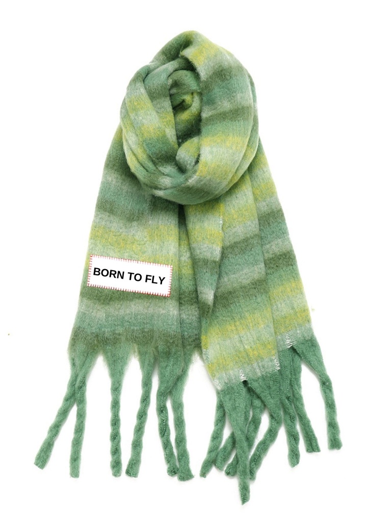 Maxi bufanda Unisex BORN TO FLY