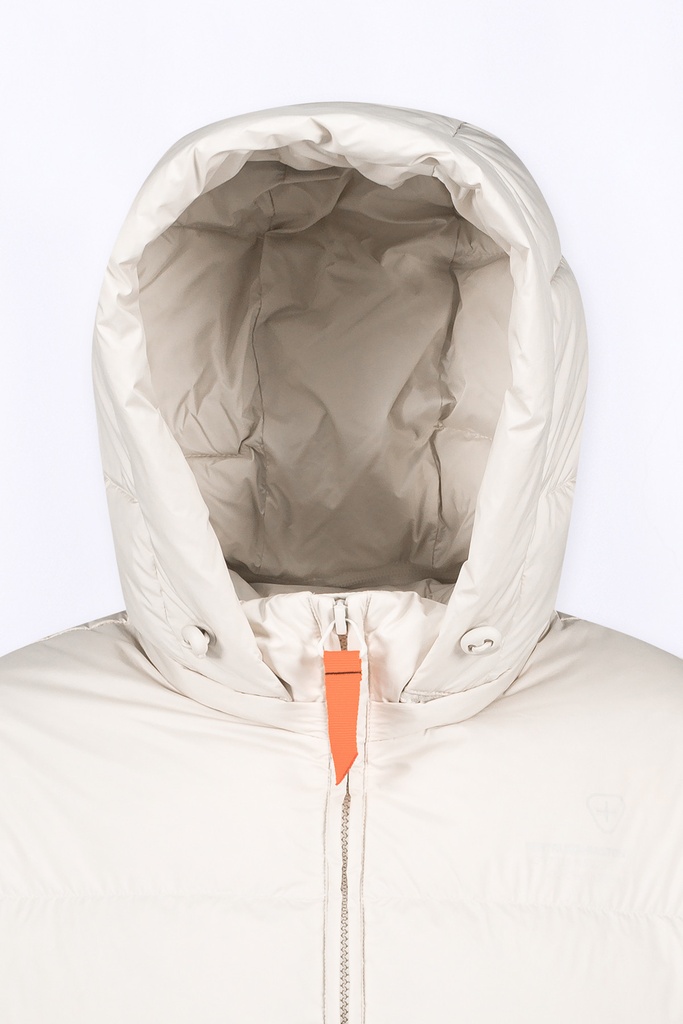 Plumífero unisex oversize color crudo GERTRUDE+GASTON