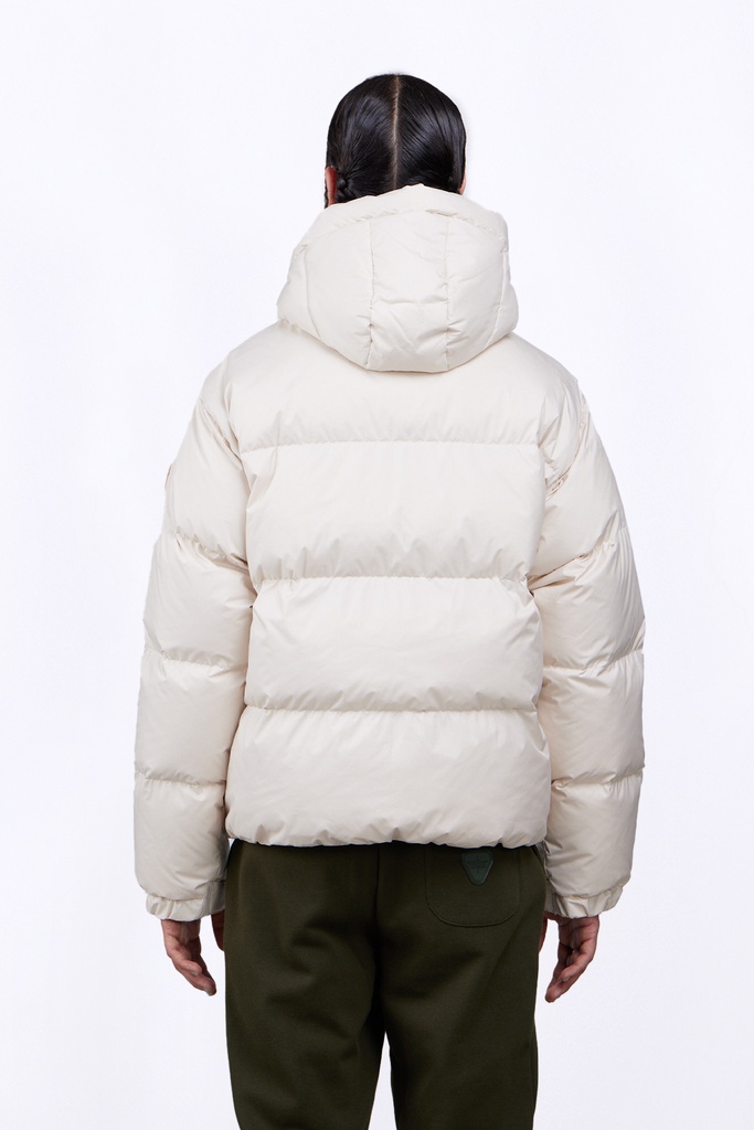 Plumífero unisex oversize color crudo GERTRUDE+GASTON