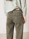 Pantalón MOM denim used color khaki