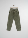 Pantalón MOM denim used color khaki