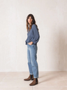 Pantalón MOM denim used color negro (copia)
