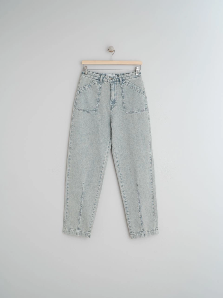 Pantalón MOM denim used color negro (copia)