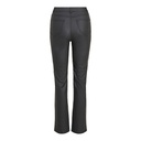 Pantalón recto revestidos color negro