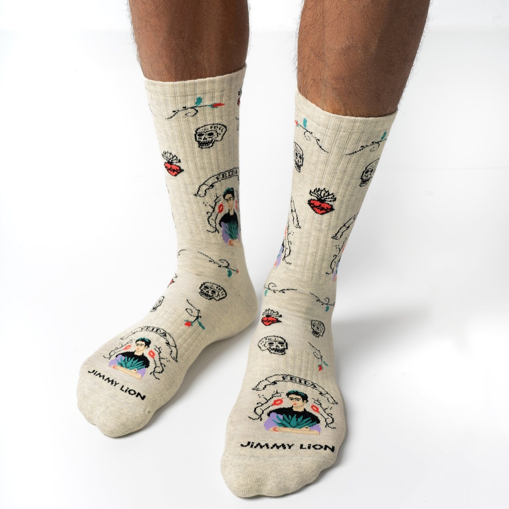 Calcetines ATHLETIC FRIDA VIVA MEXICO JIMMY LION