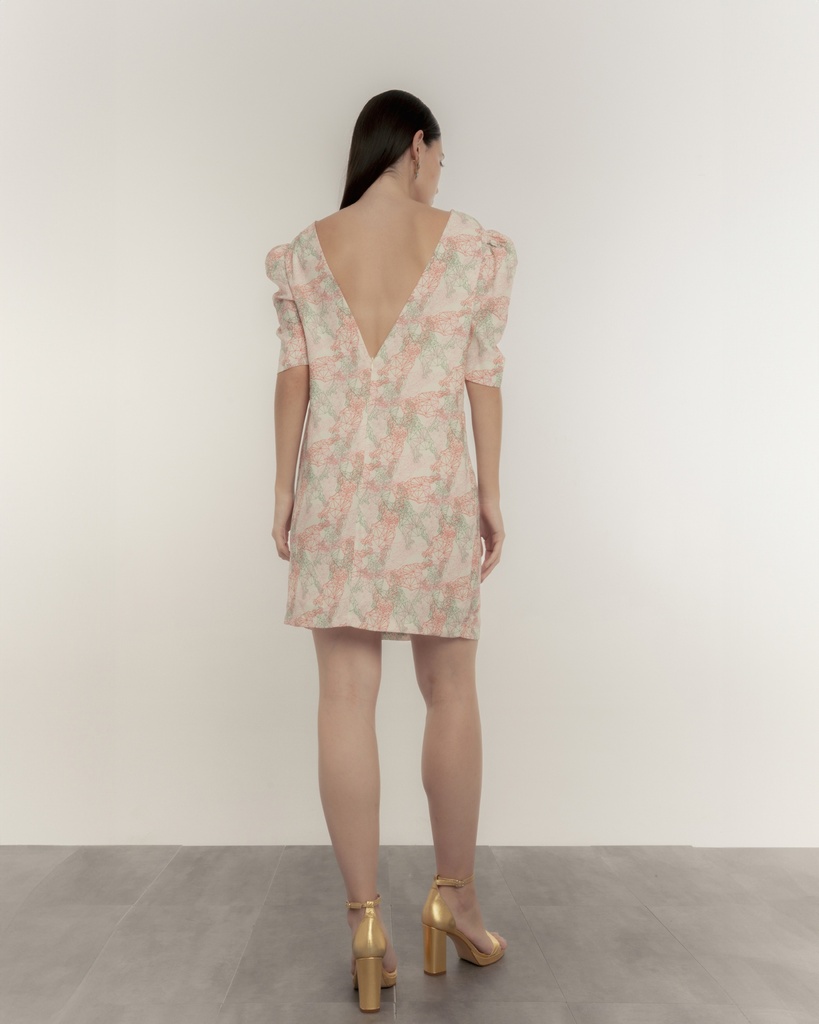 Vestido paz rayas multicolor DOLORES PROMESAS
