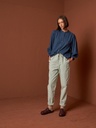 Camisa tessa melange color indigo