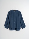 Camisa tessa melange color indigo
