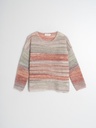 Jersey multicolor punto calado space dye 