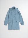 Gabardina water repelent color acero 
