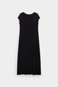 Vestido largo fluído color negro