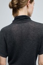 Jersey punto fino y cuello vuelto
