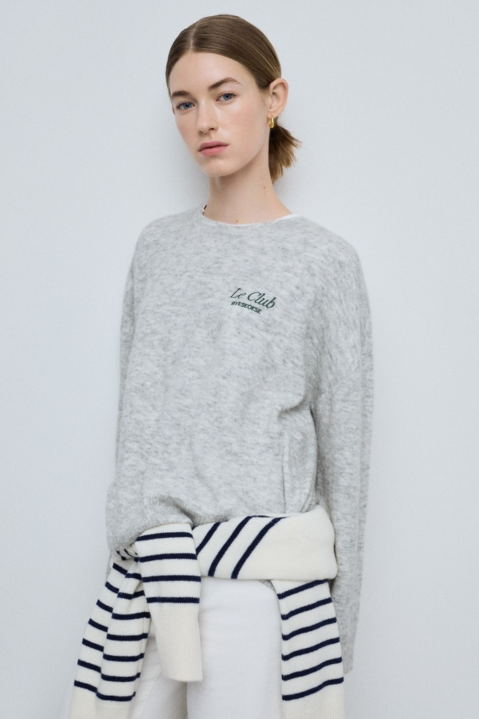 Jersey rayas crudo y navy