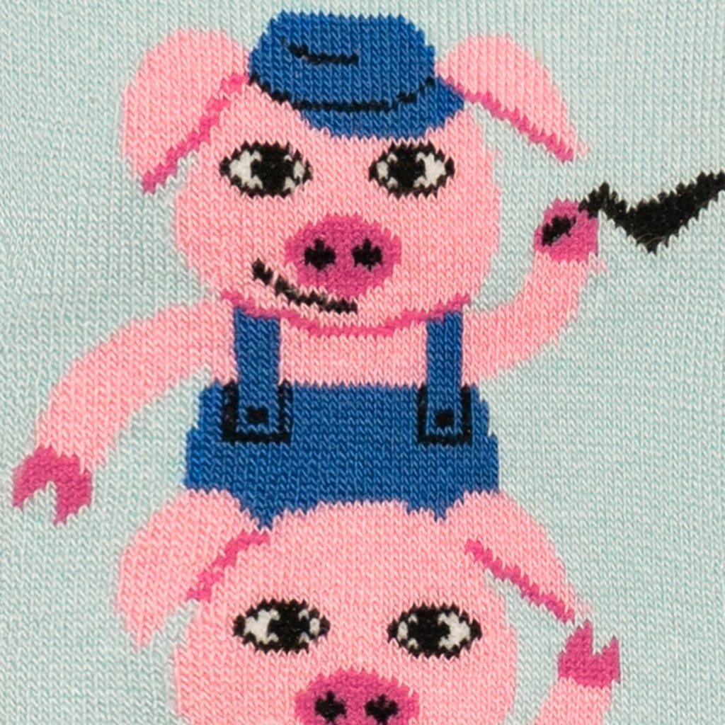 Calcetines antideslizantes KIDS PIGGIES  Azul claro JIMMY LION