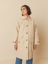 Gabardina color piedra