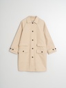 Gabardina color piedra