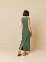 vestido color esmealda