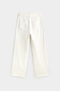 Pantalón recto holgado blanco