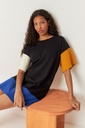 Vestido camiseta mangas anchas 