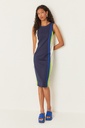 Vestido midi sin mangas