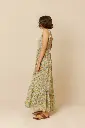 Vestido tirantes multicolor nido abeja 