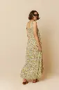 Vestido tirantes multicolor nido abeja 