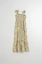 Vestido tirantes multicolor nido abeja 