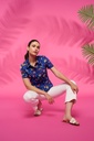 Camisa vintage azul 