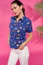 Camisa vintage azul 