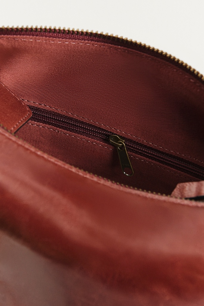 Bolso bandolera burgundy