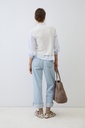 Chaleco punto off white 