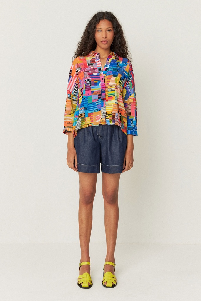 Camisa multicolor