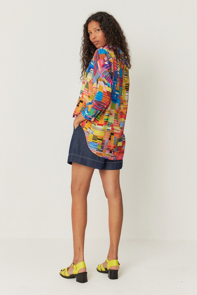 Camisa multicolor
