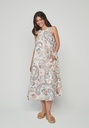Vestido midi  multicolor 