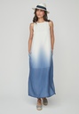 Vestido degradado azul 
