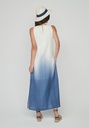 Vestido degradado azul 