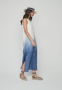 Vestido degradado azul 
