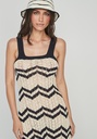 Vestido largo crochet