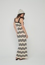 Vestido largo crochet