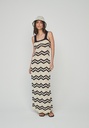 Vestido largo crochet