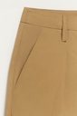 Pantalón tobillero color camel