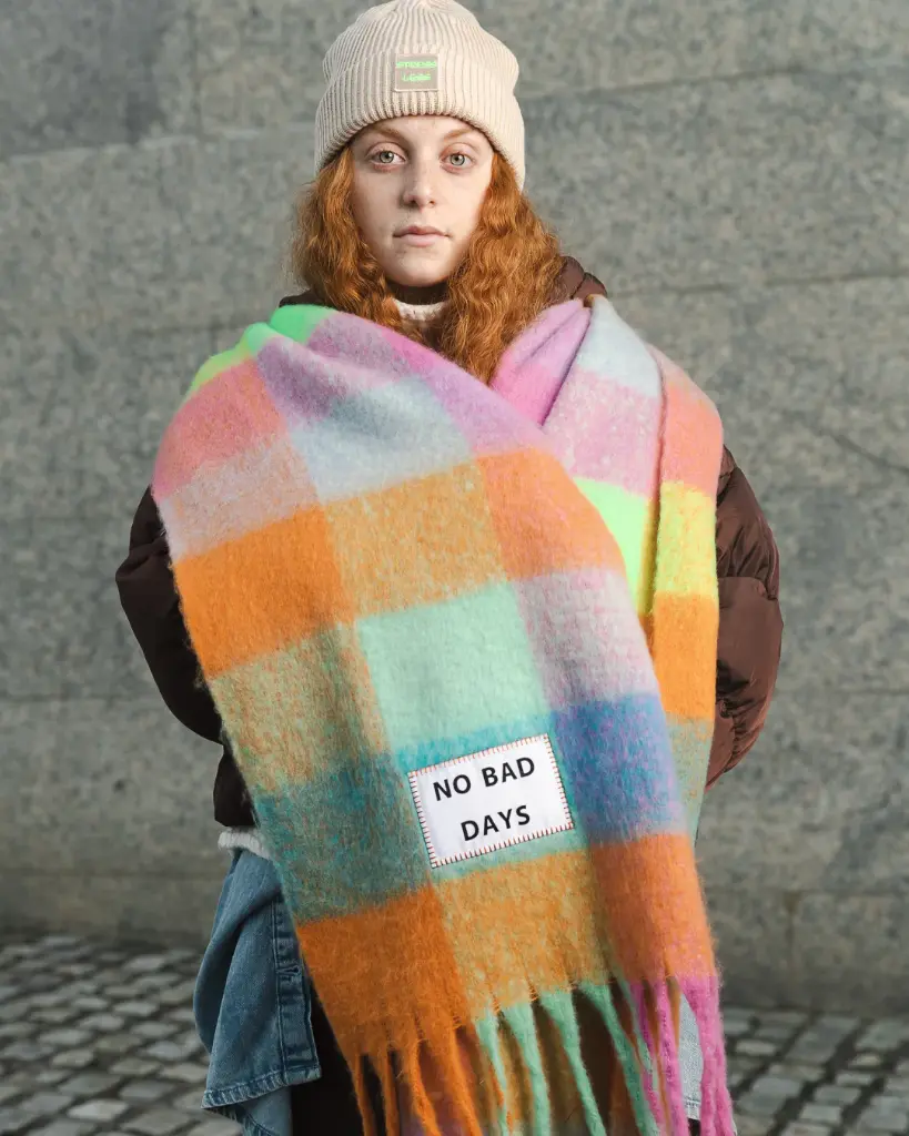 Maxi bufanda Unisex No bad days