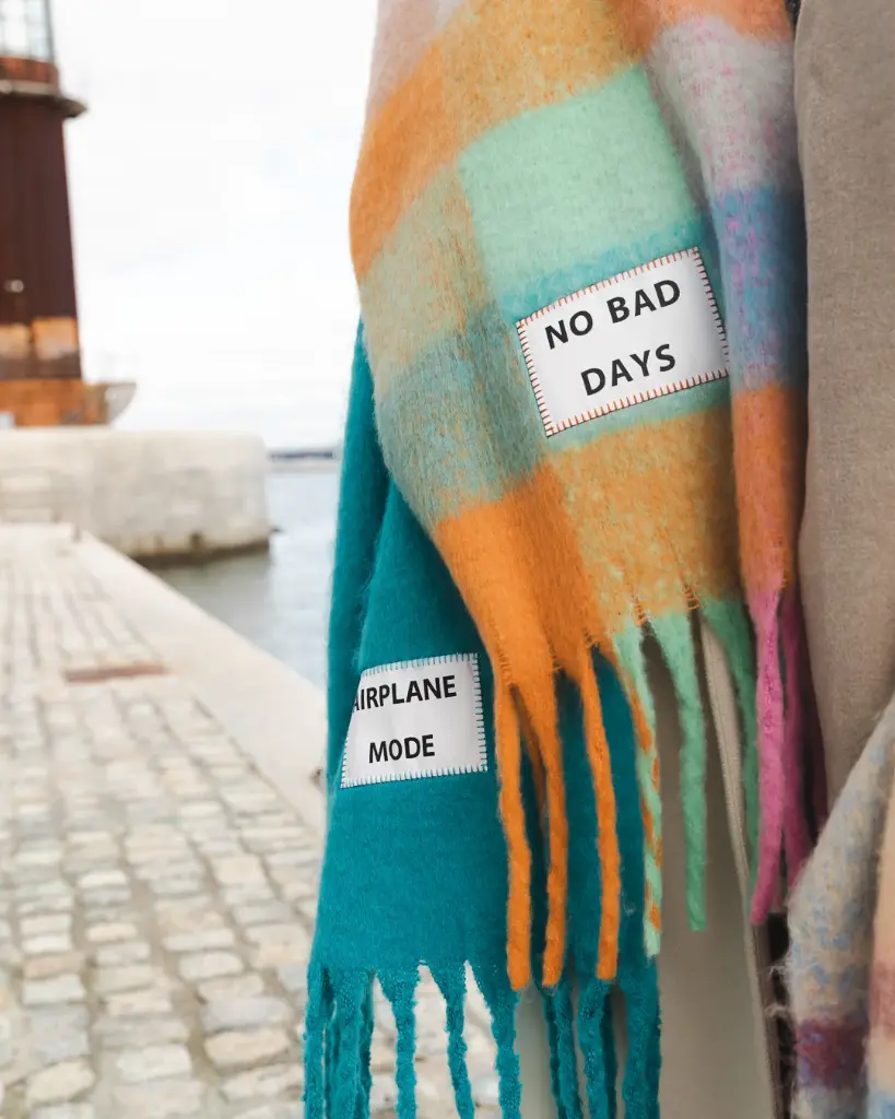 Maxi bufanda Unisex No bad days