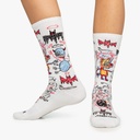 Calcetines BASQUIAT BATMAN  blanco  JIMMY LION