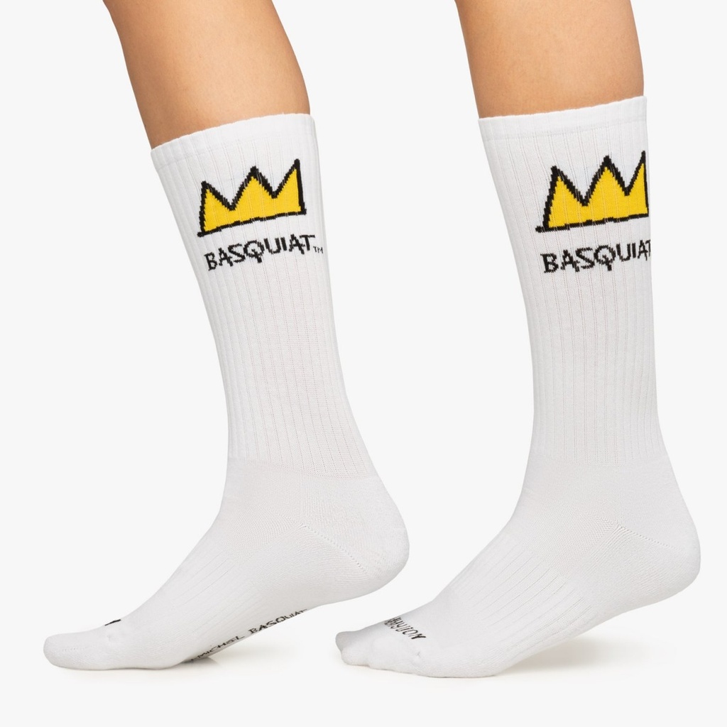 Calcetines BASQUIAT CROWN  blanco  JIMMY LION