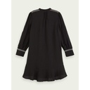 Vestido estilo peplum con bordados