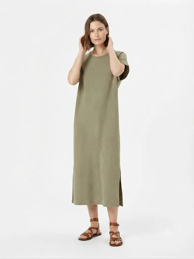 vestido tachas kaki.webp