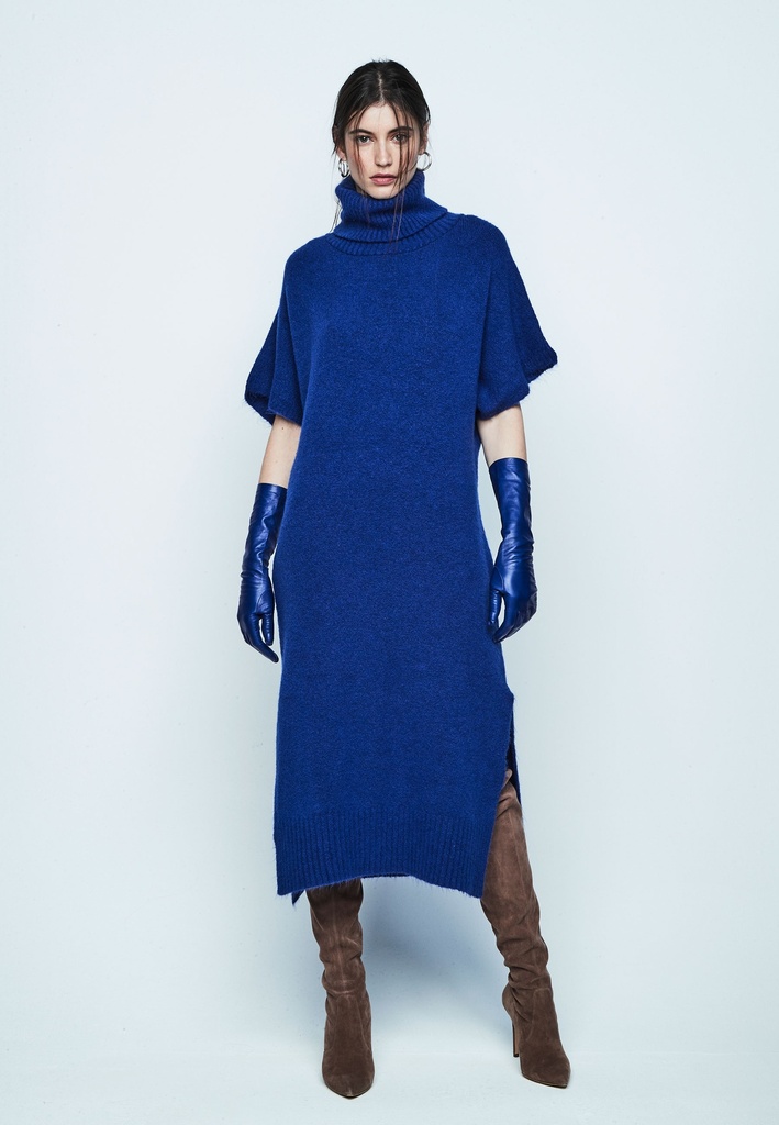 Vestido punto cuello alto UNIQUE UNLIMITED